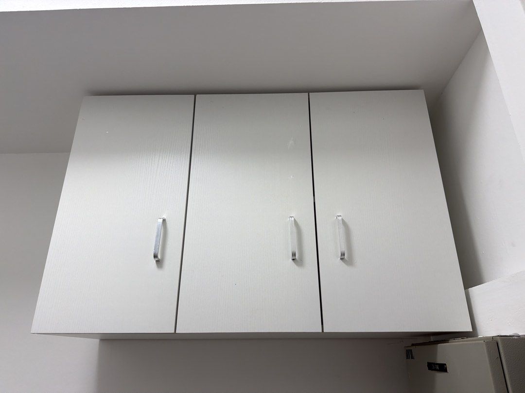 Three-door wall-mounted cabinet installed by The Good Guys Singapore.